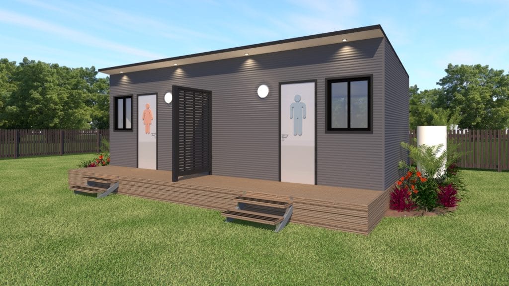 Commercial Building Design 3 Toilet Block HOMElife Pods